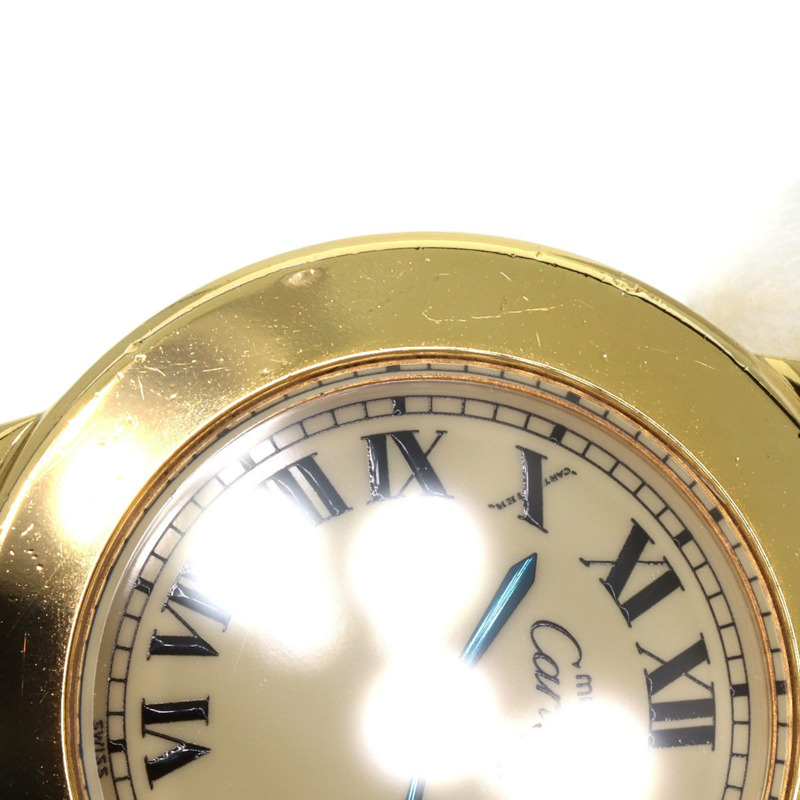 卡地亞 Mastrondo W1008743 女士銀色皮革腕錶-20