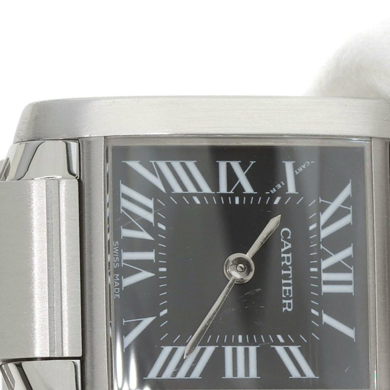 卡地亞 W51026Q3 Tank Française 小型腕錶,亞洲限量版,精鋼材質,女錶-19