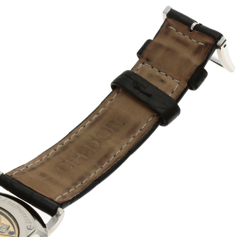 精工 GBAQ987 9870-0010 Credor UTD 120週年紀念款,限量100枚,18K白金皮錶帶,男士款-11