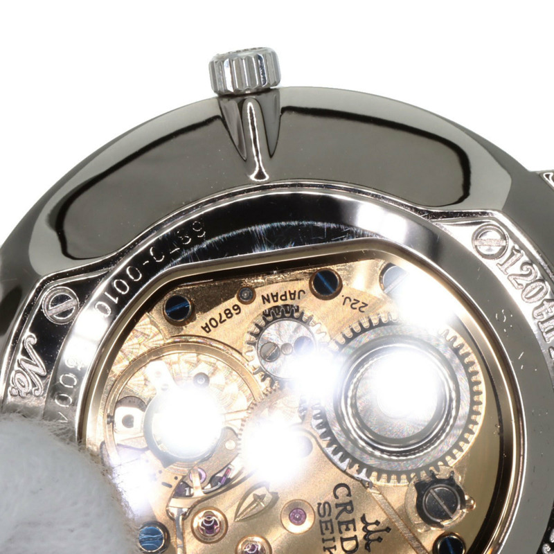 精工 GBAQ987 9870-0010 Credor UTD 120週年紀念款,限量100枚,18K白金皮錶帶,男士款-26