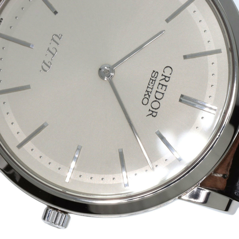 精工 GBAQ987 9870-0010 Credor UTD 120週年紀念款,限量100枚,18K白金皮錶帶,男士款-28