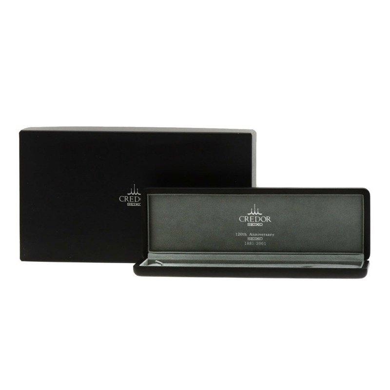 精工 GBAQ987 9870-0010 Credor UTD 120週年紀念款,限量100枚,18K白金皮錶帶,男士款-31