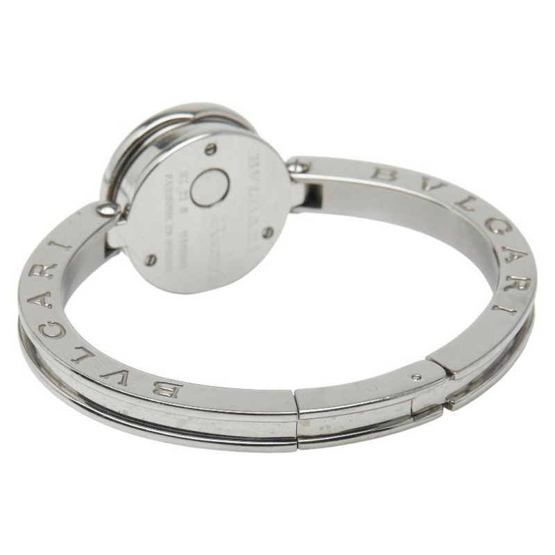 寶格麗 B.zero1 12P 鑲鑽藍色錶盤手環腕錶 BZ22S 石英不鏽鋼女錶-2