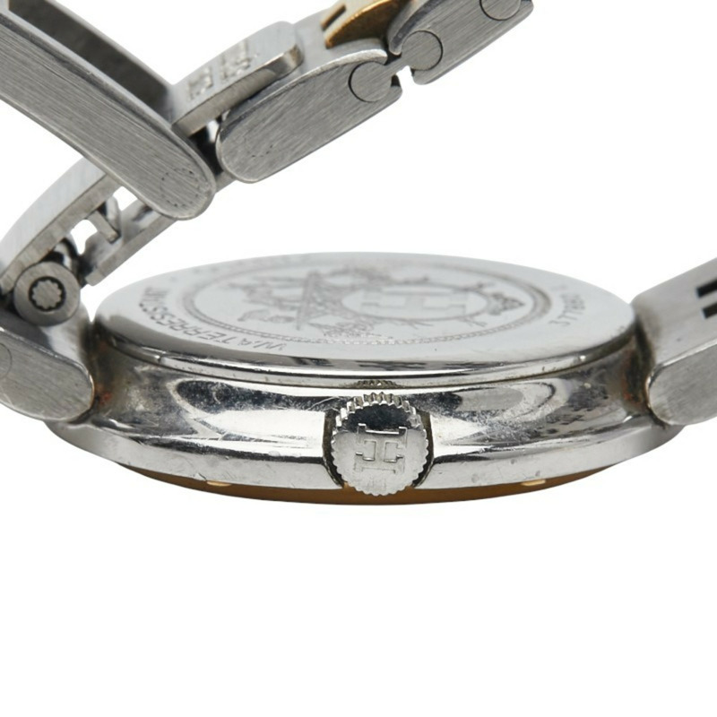 愛馬仕 Olympia 石英腕錶,米色錶盤,不鏽鋼鍍層,女士款-4