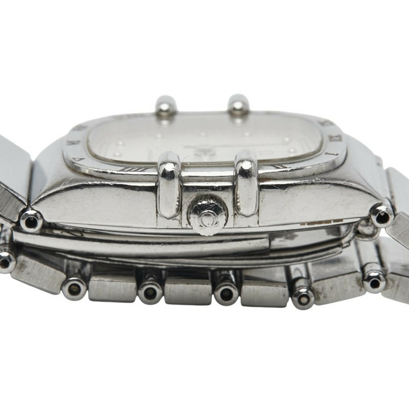 歐米茄星座系列石英腕錶，銀色錶盤，不鏽鋼錶殼，女款-4