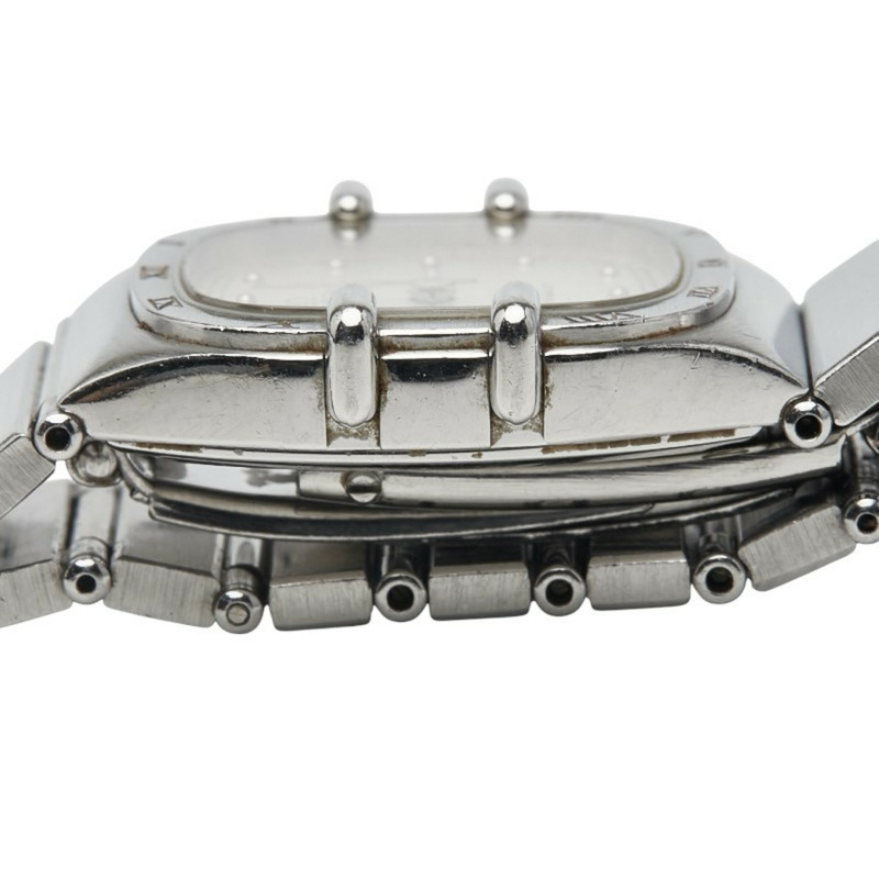 歐米茄星座系列石英腕錶，銀色錶盤，不鏽鋼錶殼，女款-5