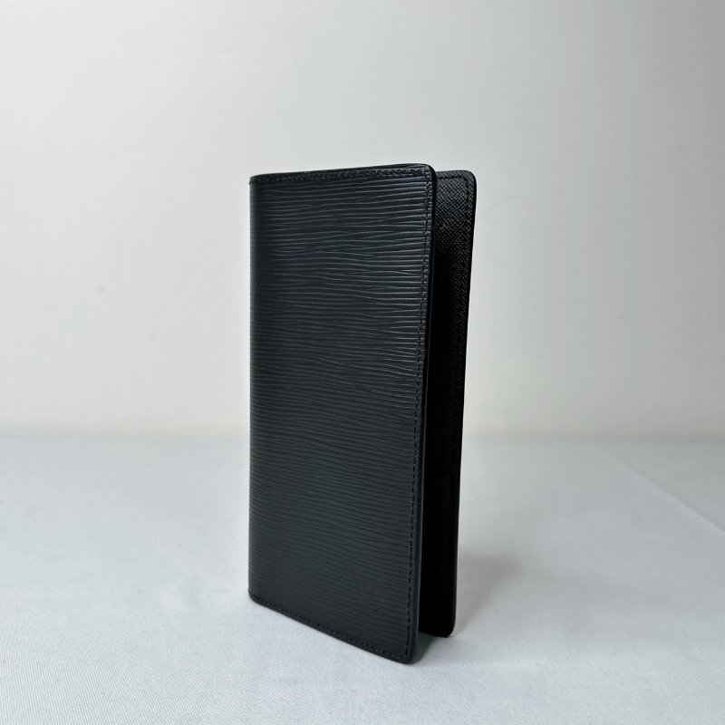 LV Brazza水波紋對開長夾-2