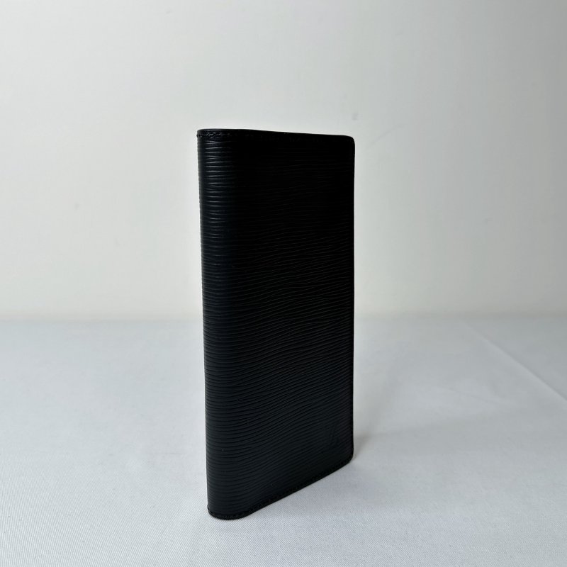 LV Brazza水波紋對開長夾-3