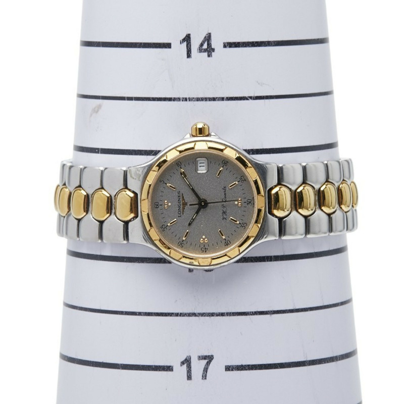 浪琴錶 Conquest 系列 L1 1133 腕錶，石英機芯，白色錶盤，不鏽鋼鍍層，女士款-6