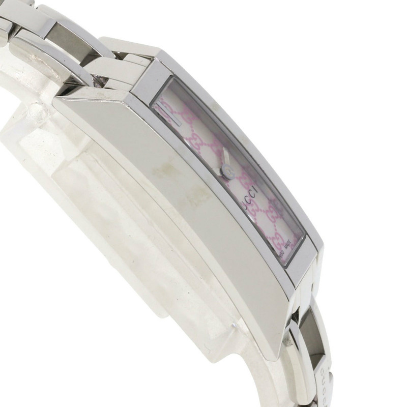 Gucci YA110 方形錶盤不鏽鋼女錶-5