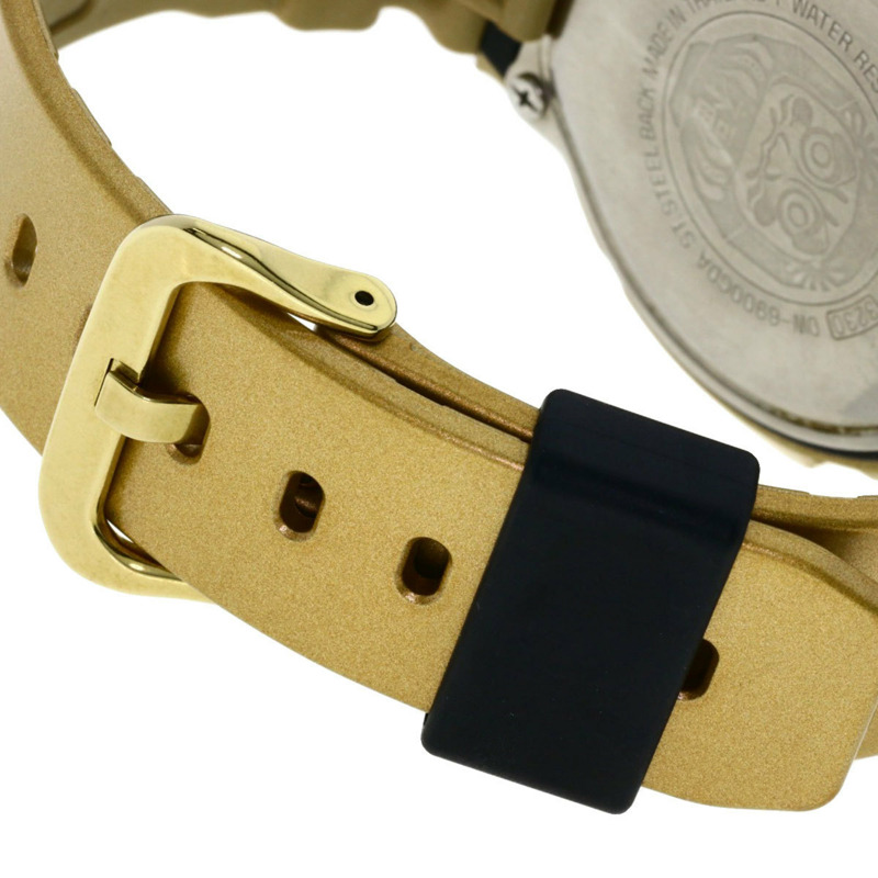 卡西歐 DW-6900GDA G-Shock 達摩圖案金色樹脂男士手錶-7