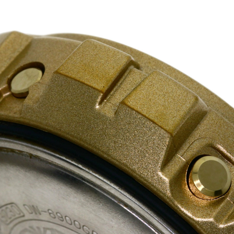 卡西歐 DW-6900GDA G-Shock 達摩圖案金色樹脂男士手錶-12