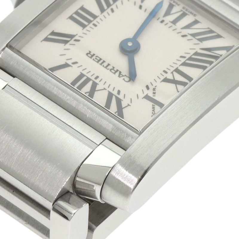 卡地亞 Tank Française W51008Q3 SM 女士精鋼腕錶-21