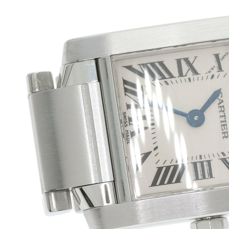 卡地亞 Tank Française W51008Q3 SM 女士精鋼腕錶-26