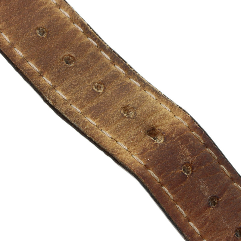 卡地亞 Must Tank Vermeil 女士腕錶,銀色皮革錶帶-21