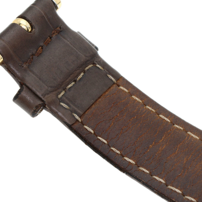 卡地亞 Must Tank Vermeil 女士腕錶,銀色皮革錶帶-22