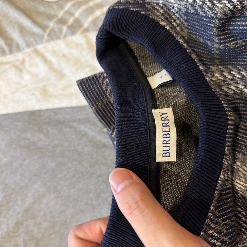 2025春夏季英迪格藍針織長袖大學T L號-7