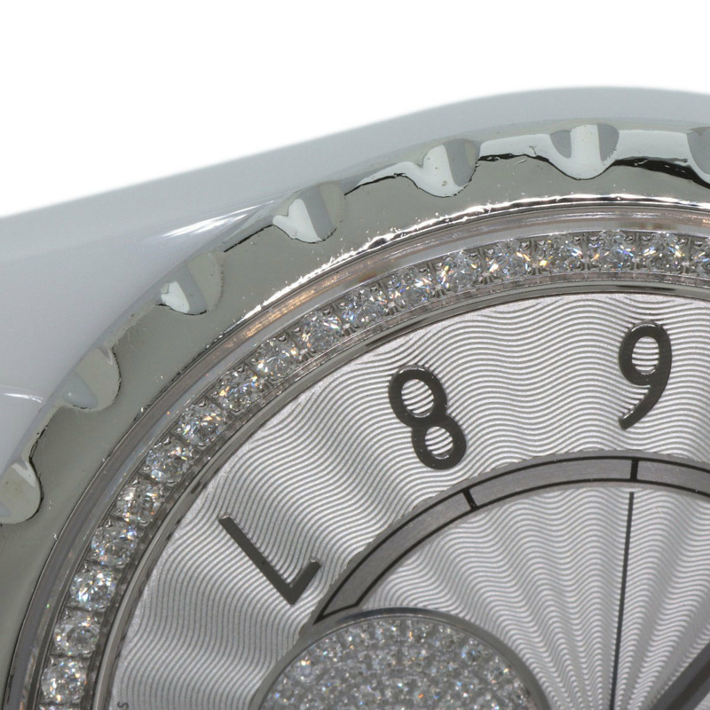 香奈兒 H3841 J12-365 男童鑽石白色陶瓷腕錶-13