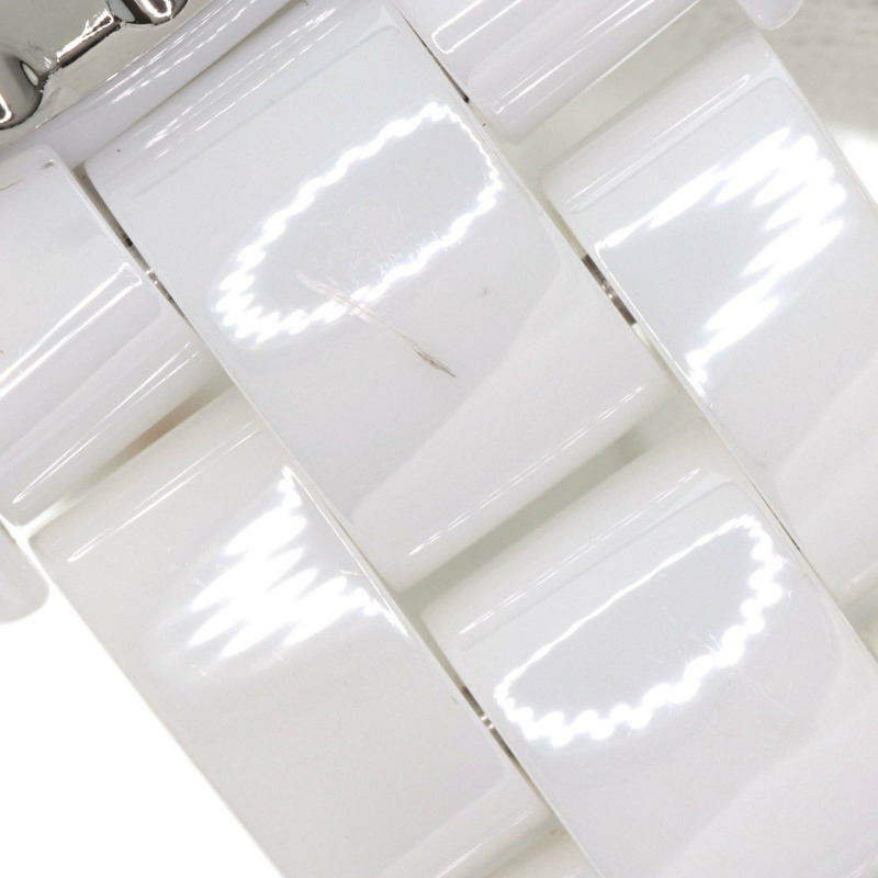 香奈兒 H3841 J12-365 男童鑽石白色陶瓷腕錶-14