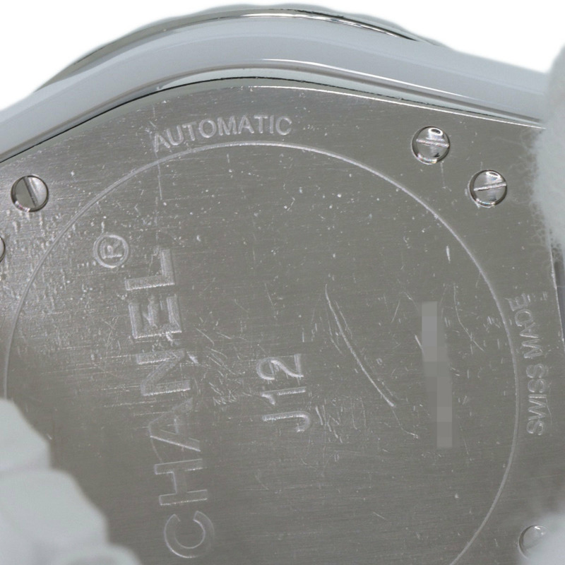 香奈兒 H3841 J12-365 男童鑽石白色陶瓷腕錶-20