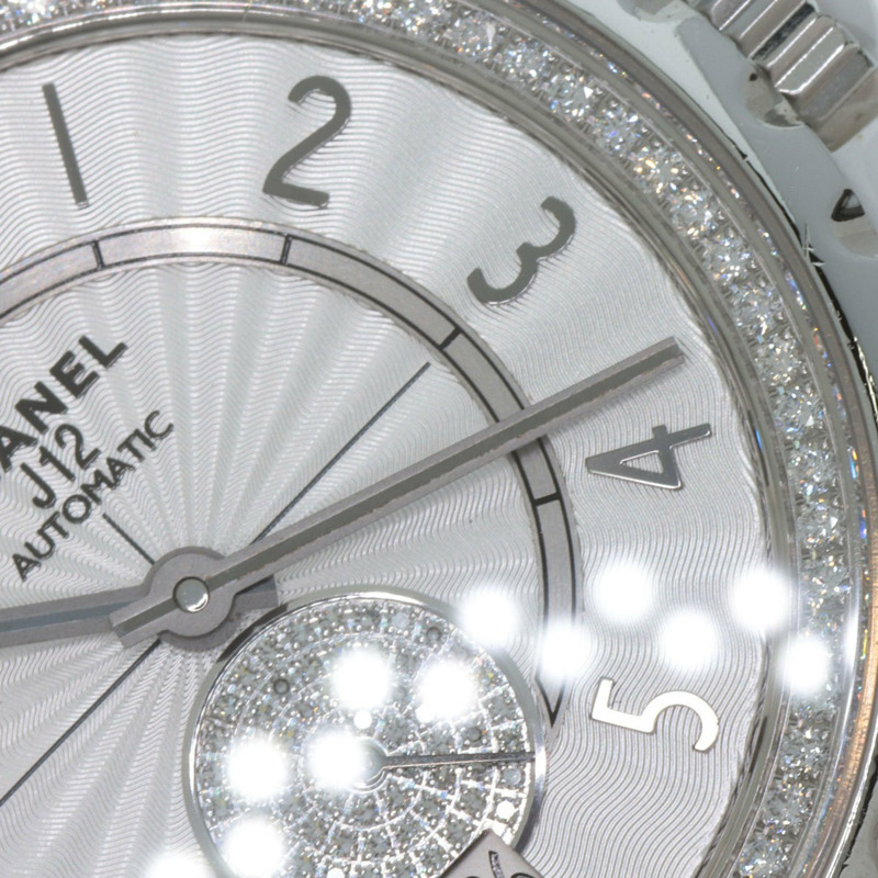 香奈兒 H3841 J12-365 男童鑽石白色陶瓷腕錶-23