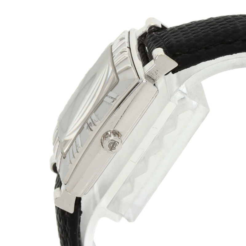 Tiffany Atlas 方形錶盤腕錶,銀色皮革錶帶,女士款-4