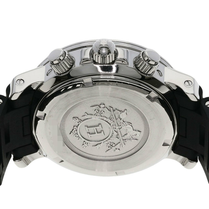 愛馬仕 CL2.315 Clipper 潛水計時腕錶，不鏽鋼和橡膠錶帶，女士款-6