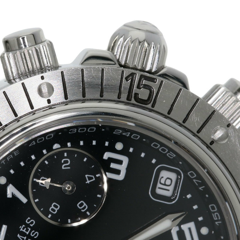 愛馬仕 CL2.315 Clipper 潛水計時腕錶，不鏽鋼和橡膠錶帶，女士款-19