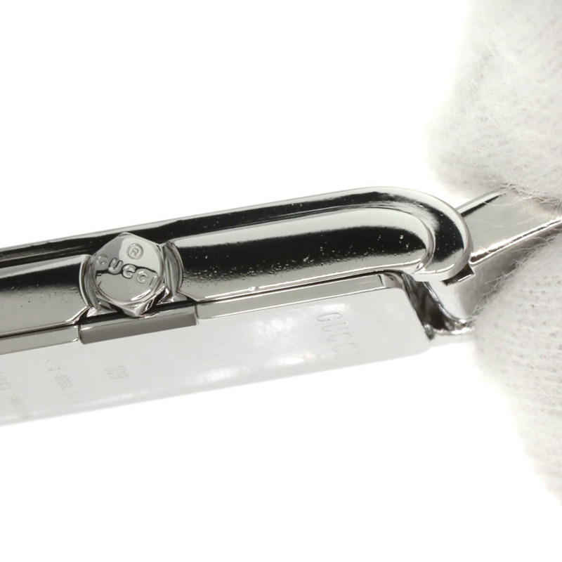 Gucci 109 GG 方形錶盤不鏽鋼女錶-9