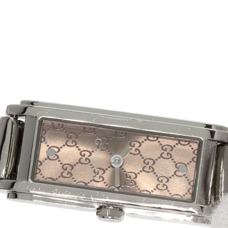 Gucci 109 GG 方形錶盤不鏽鋼女錶-14
