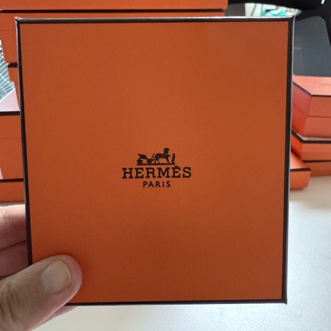 Hermes Mini Pop H項鍊 黑銀