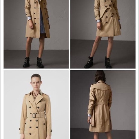 BURBERRY英國蜜色風衣UK6