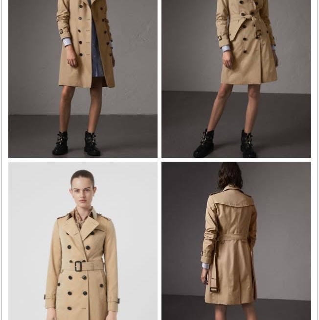 BURBERRY英國蜜色風衣UK6-0