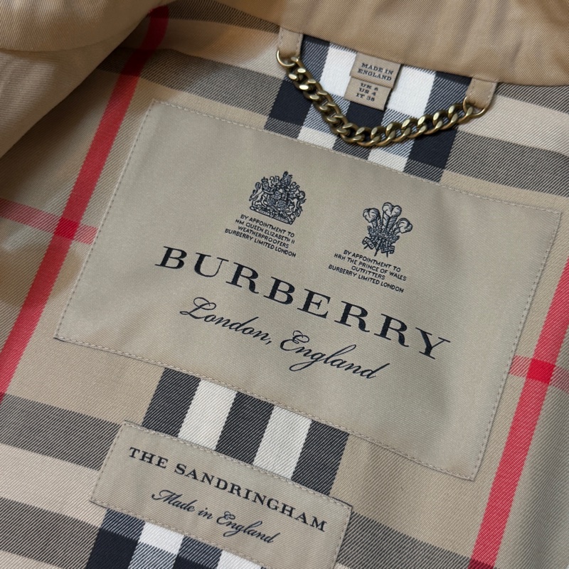 BURBERRY英國蜜色風衣UK6-10