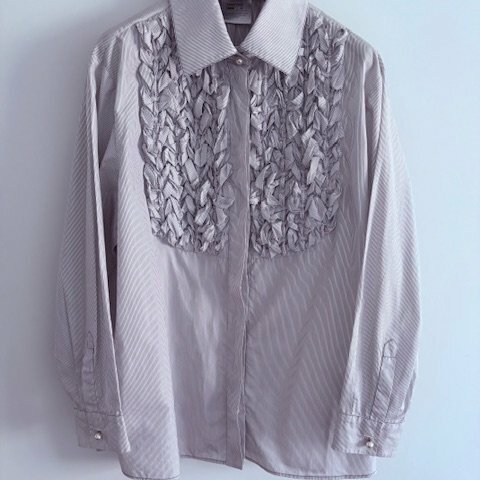 Chanel 細條紋襯衫