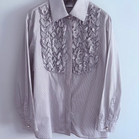 Chanel 細條紋襯衫-0