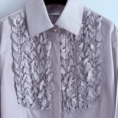 Chanel 細條紋襯衫-1