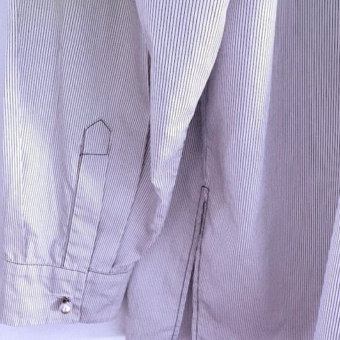 Chanel 細條紋襯衫-14