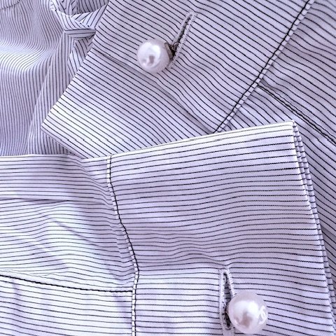 Chanel 細條紋襯衫-24