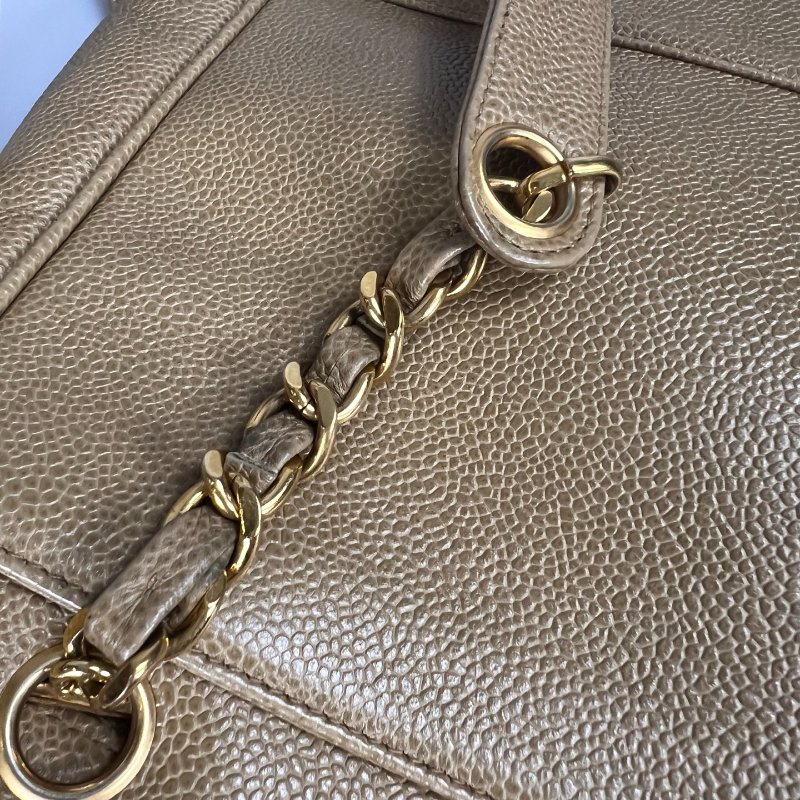 CHANEL 3開 奶茶TRIPLE COCO托特包-11