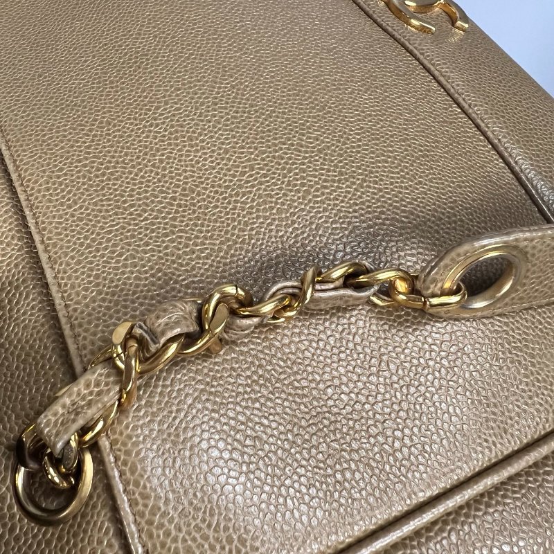 CHANEL 3開 奶茶TRIPLE COCO托特包-12