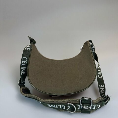 CELINE 深綠帆布 AVA