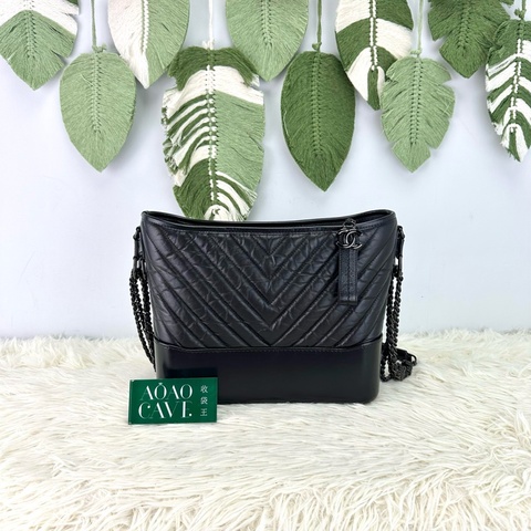 閑置品🌟CHANEL Gabrielle All Black Medium Size 單肩斜肩包