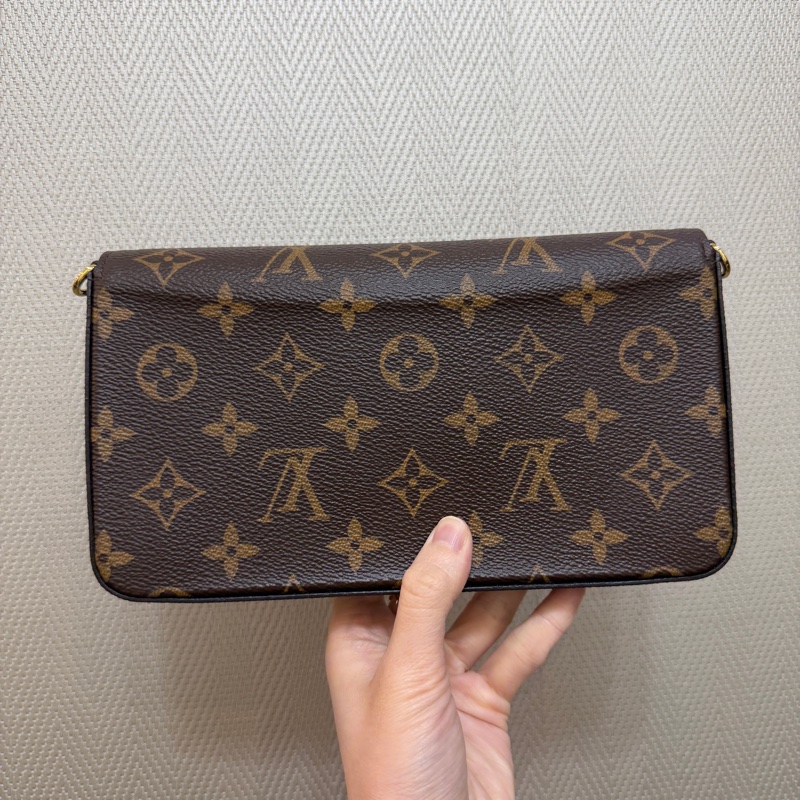 LV 原花金釦三合一鏈包M81896-5