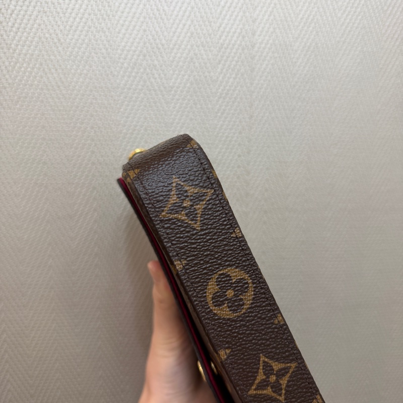 LV 原花金釦三合一鏈包M81896-7