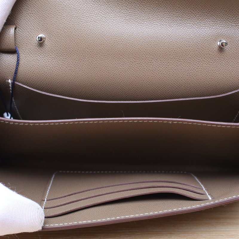 HERMES 18大象灰MADAME皮K2025銀扣charnieretogo斜跨包肩背包-3