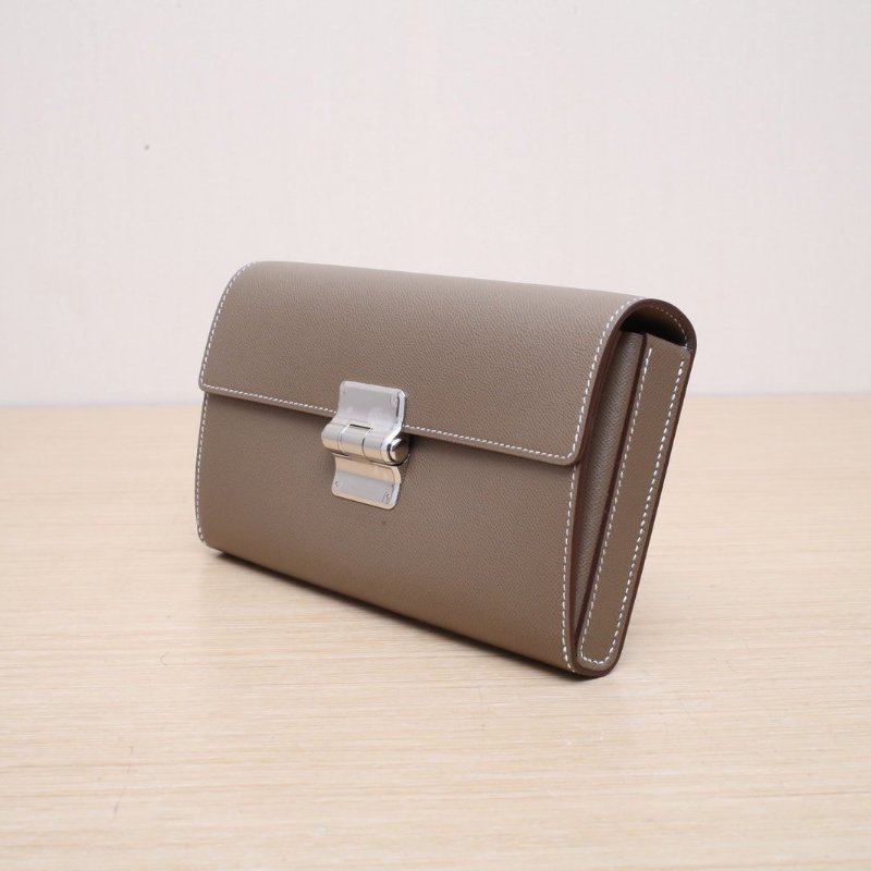 HERMES 18大象灰MADAME皮K2025銀扣charnieretogo斜跨包肩背包-4