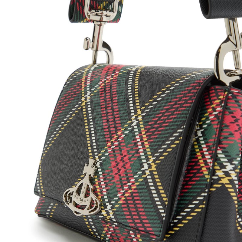 Vivienne Westwood Multi Medium Hazel Tartan Top-Handle Bag-2