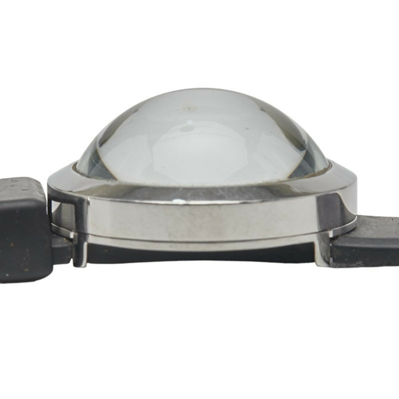 Fendi Bousra 8010G 石英機芯黑色錶盤不鏽鋼橡膠錶帶女錶-5