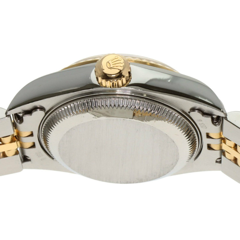 勞力士 79173N2BR 日誌型腕錶，黃色錶殼鑲嵌兩顆鑽石，不鏽鋼錶殼，18K金錶殼，女款-6